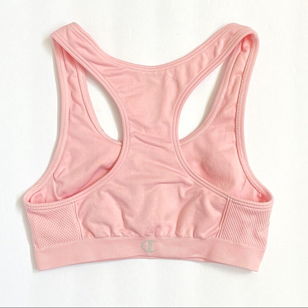 Champion light pink seamless racerback sports bra - Picture 3 of 7